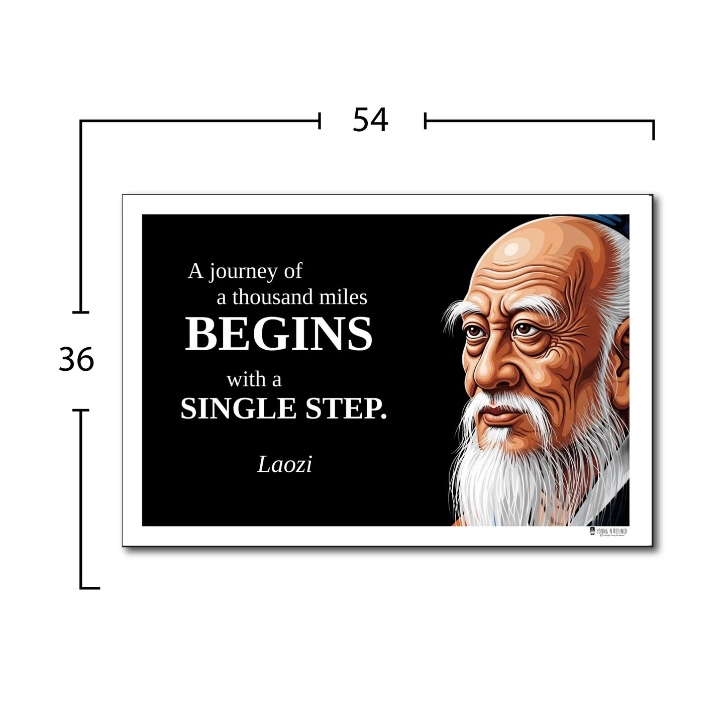 Aristotle Inspirational Quote Poster - Young N Refined