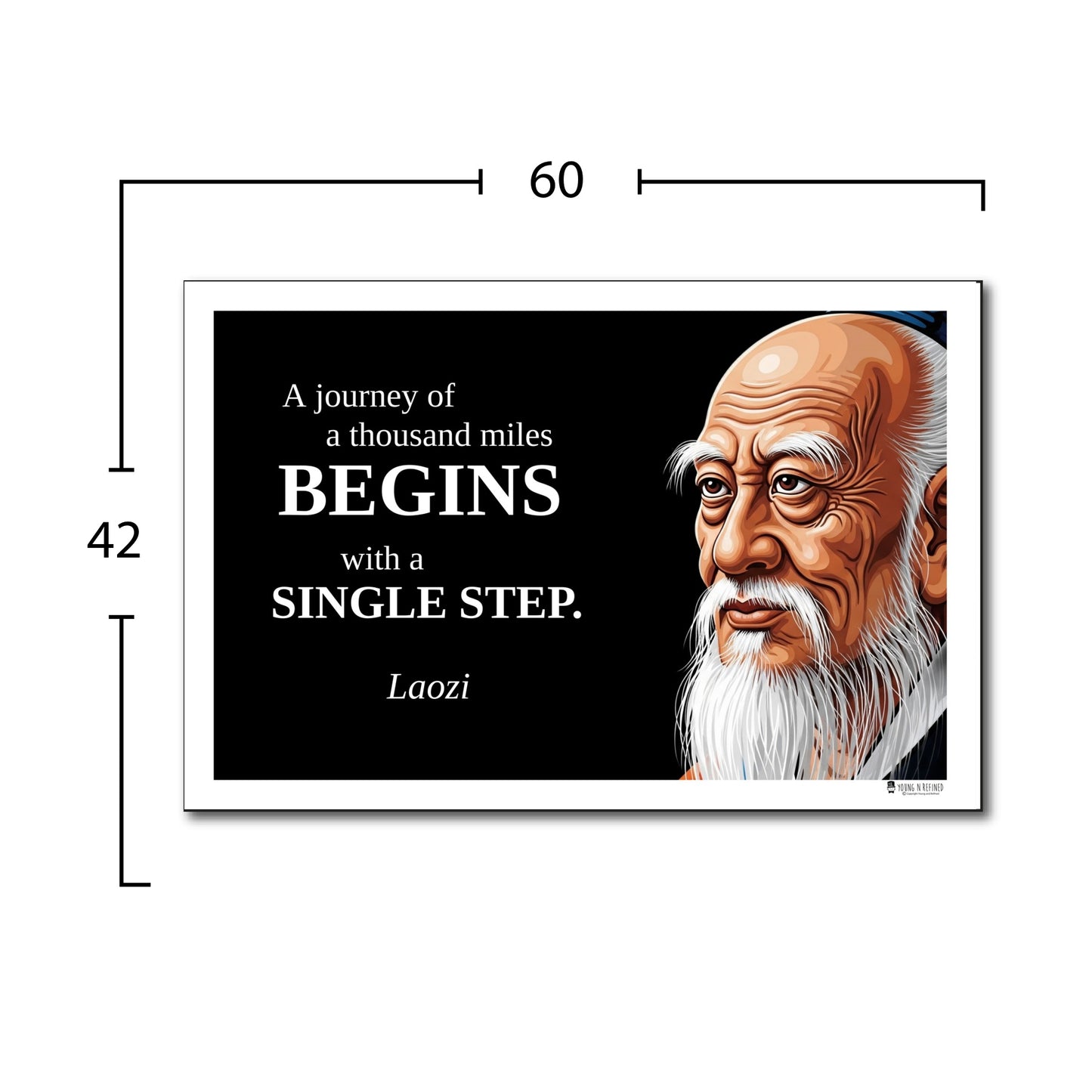 Aristotle Inspirational Quote Poster - Young N Refined