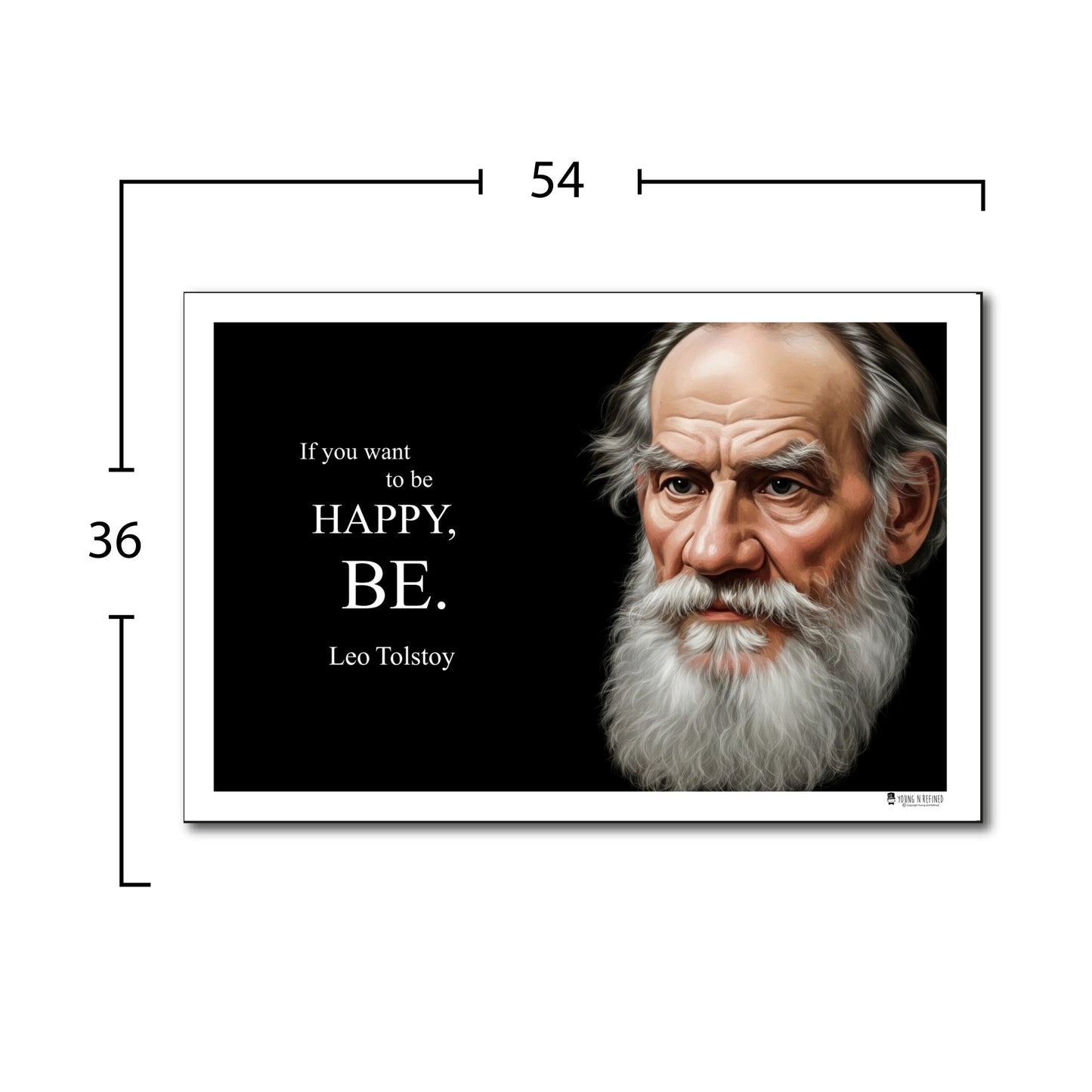 Leo Tolstoy Inspirational Quote Wall Art