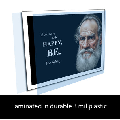 Leo Tolstoy Inspirational Quote Wall Art
