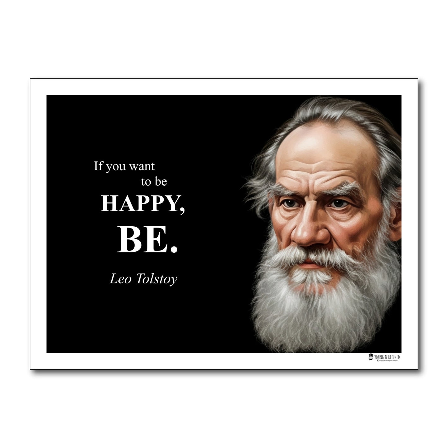 Leo Tolstoy Inspirational Quote Wall Art