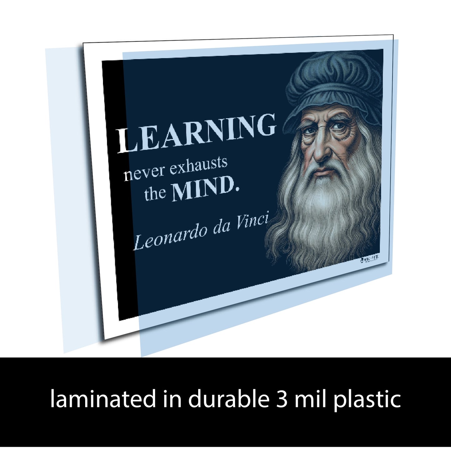 Leonardo da Vinci Inspirational Quote Wall Art