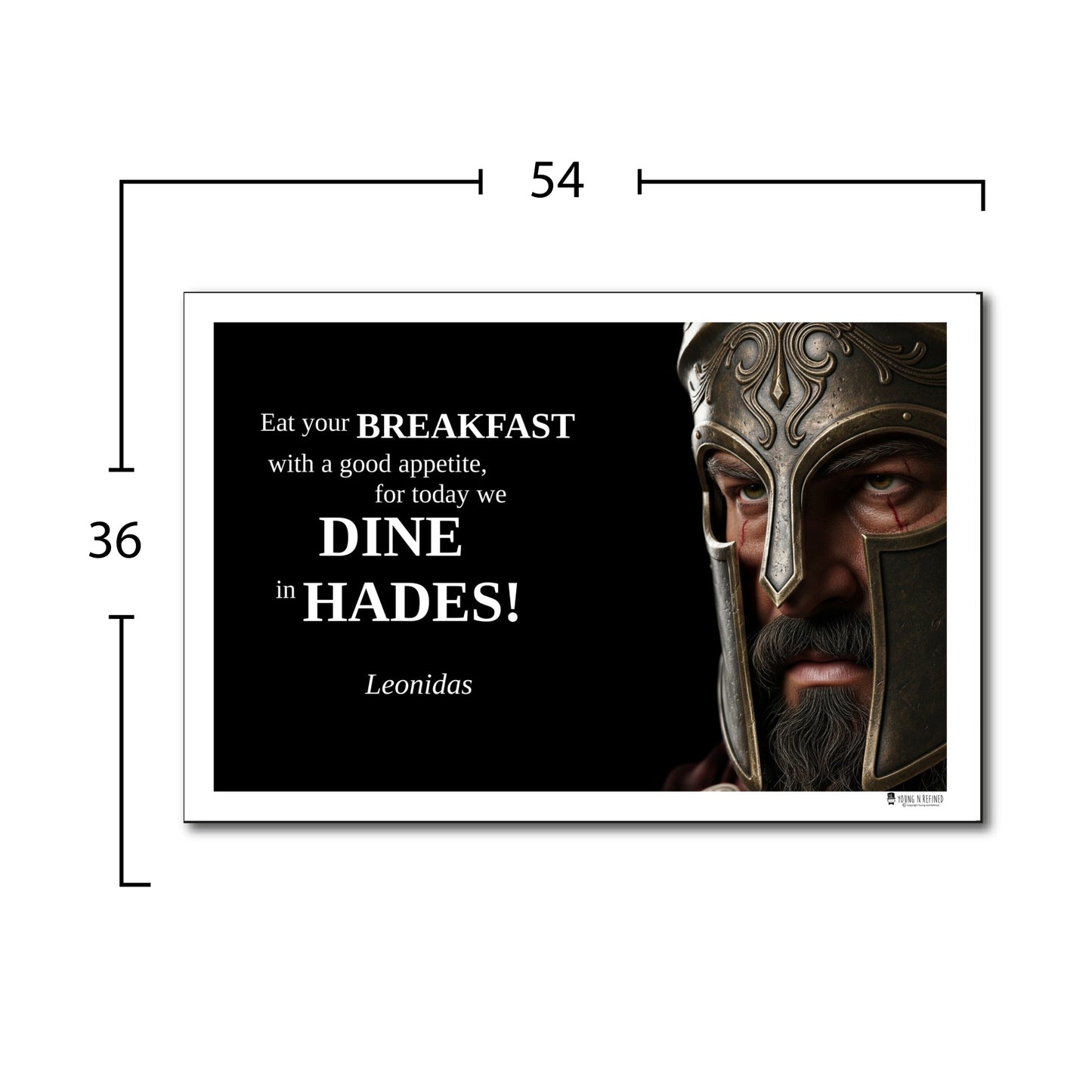 Ashoka the Great Inspirational Quote Poster - Young N Refined