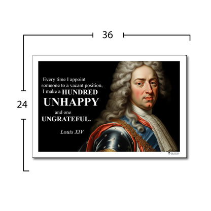 Louis XIV Inspirational Quote Wall Art