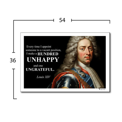 Louis XIV Inspirational Quote Wall Art