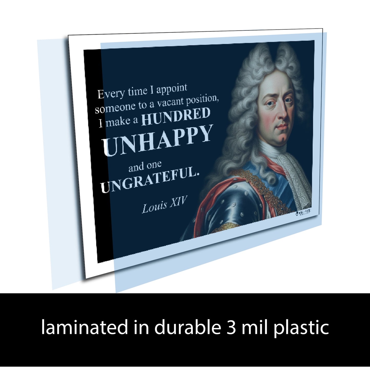 Louis XIV Inspirational Quote Wall Art