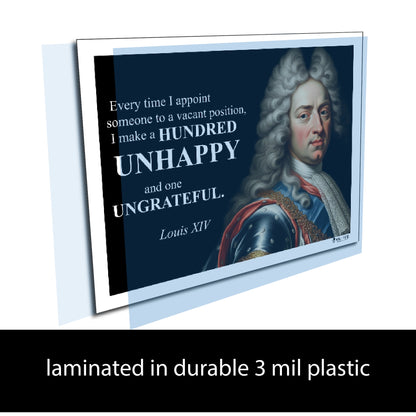 Louis XIV Inspirational Quote Wall Art