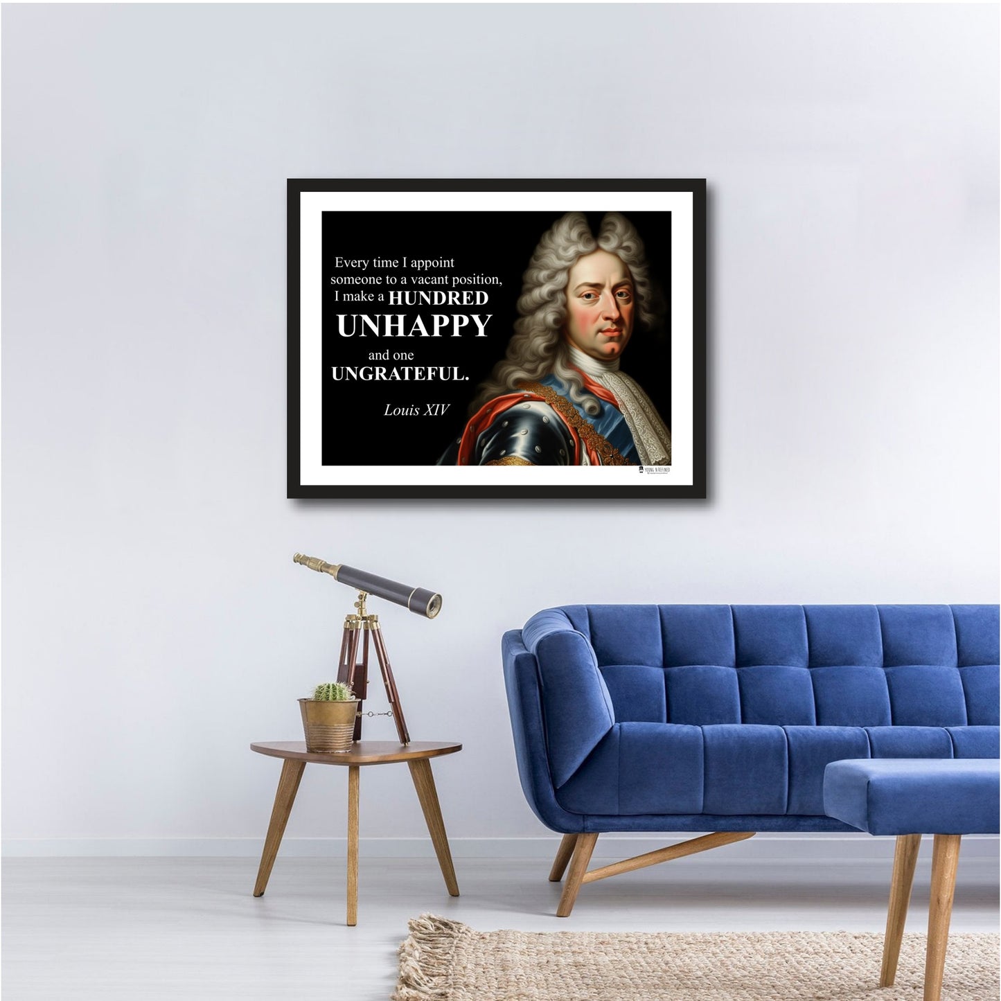 Louis XIV Inspirational Quote Wall Art