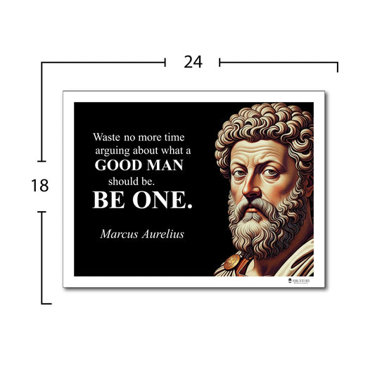 Marcus Aurelius Inspirational Quote Poster - Young N Refined