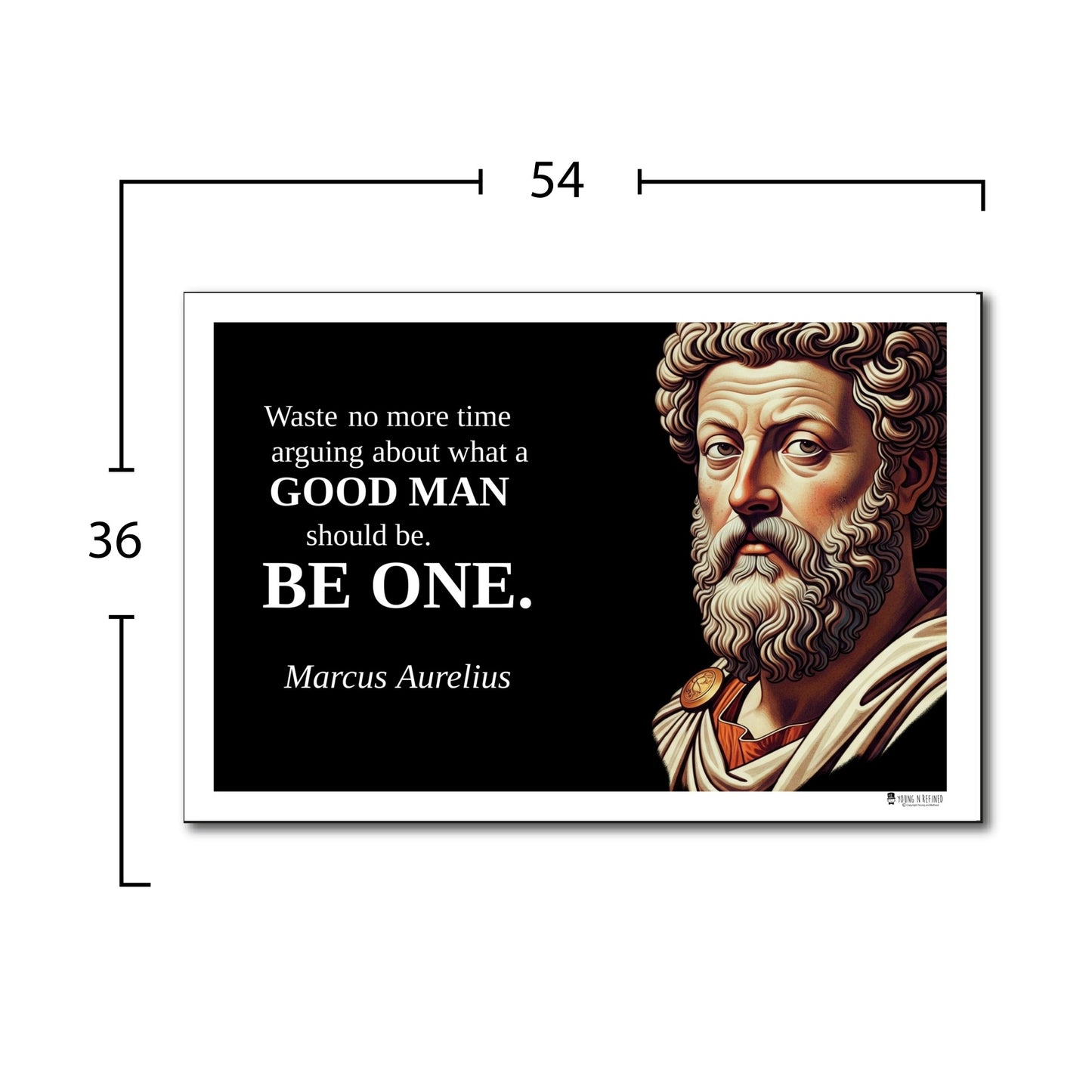 Aristotle Inspirational Quote Poster - Young N Refined