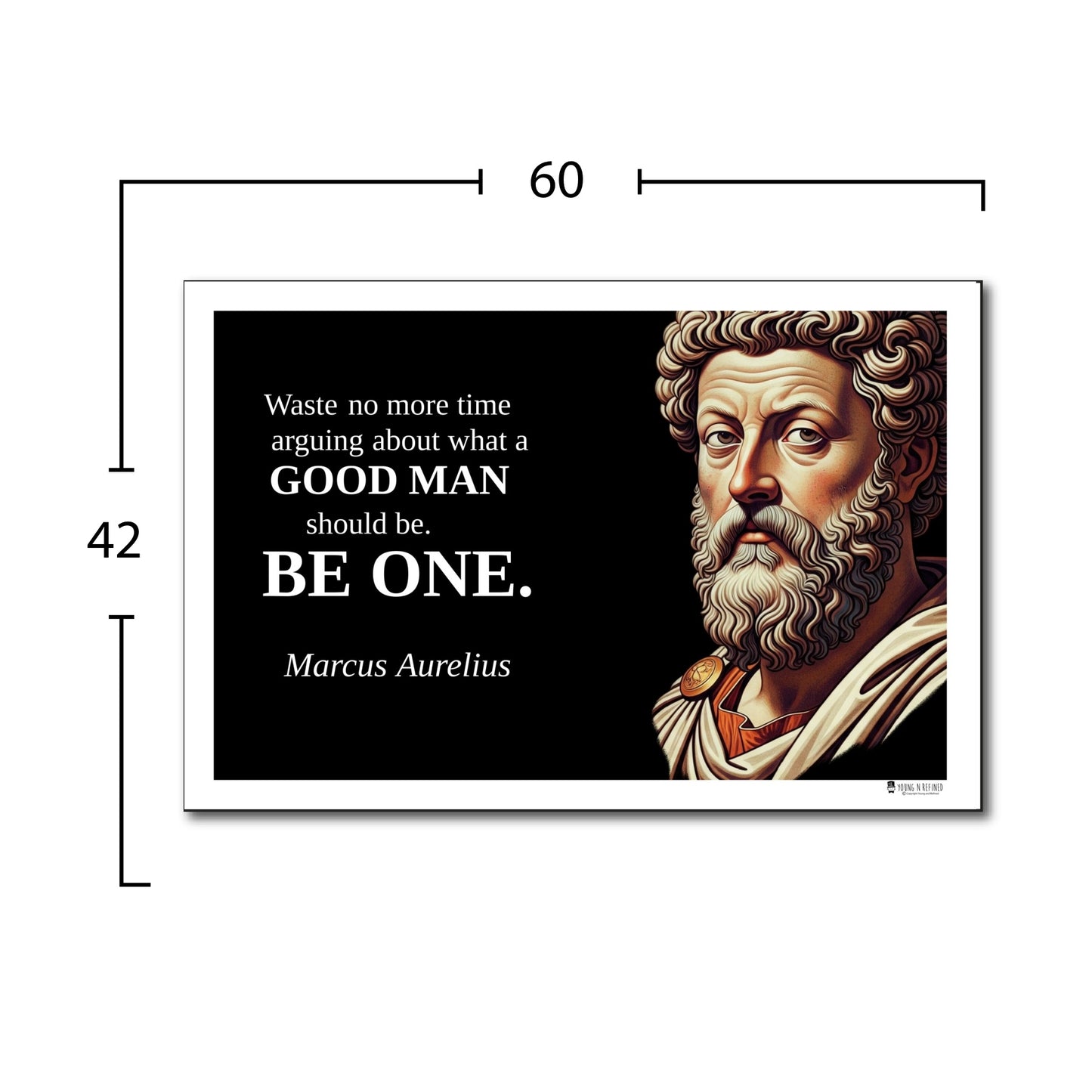 Aristotle Inspirational Quote Poster - Young N Refined