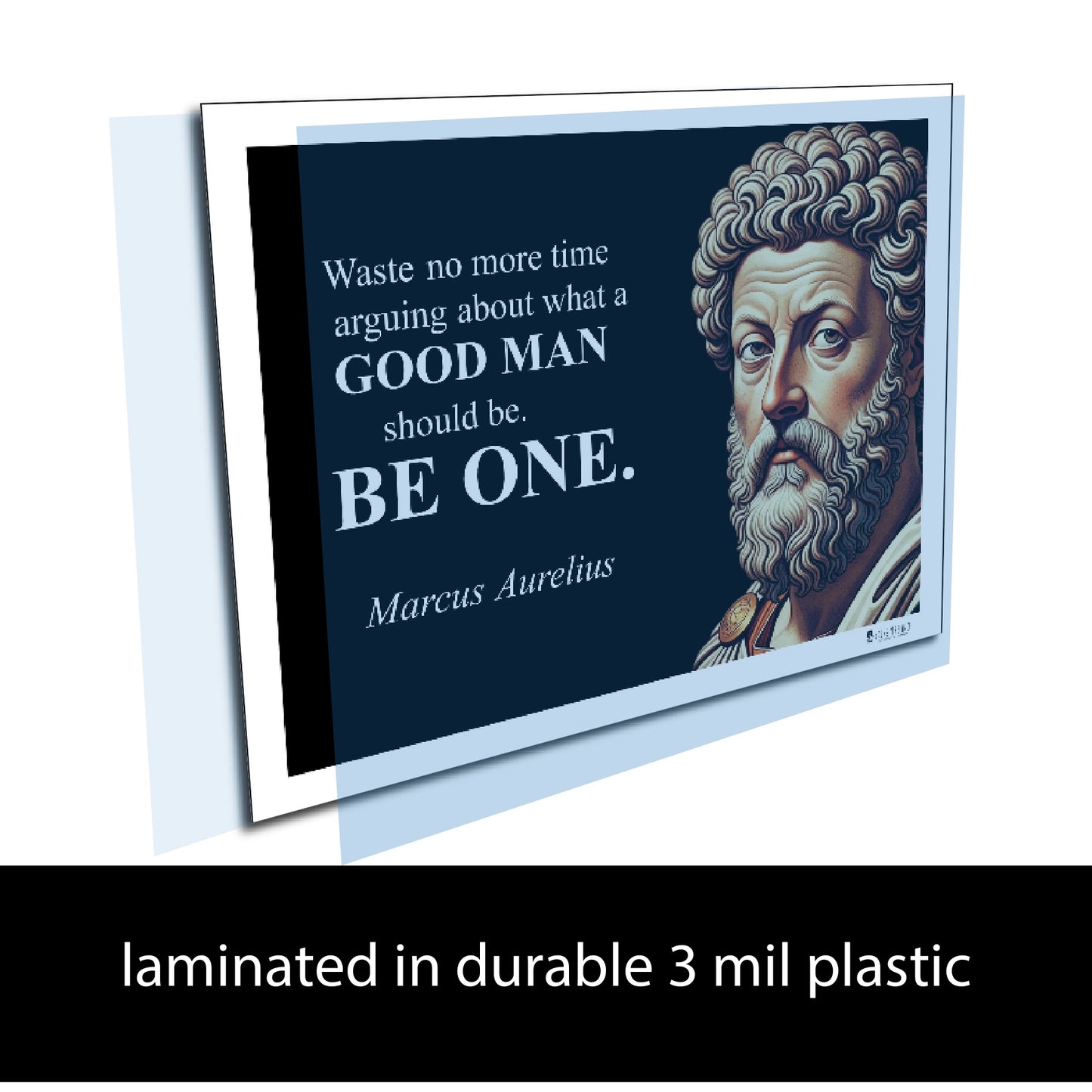 Marcus Aurelius Inspirational Quote Poster - Young N Refined