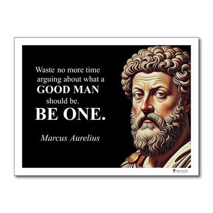 Marcus Aurelius Inspirational Quote Poster - Young N Refined