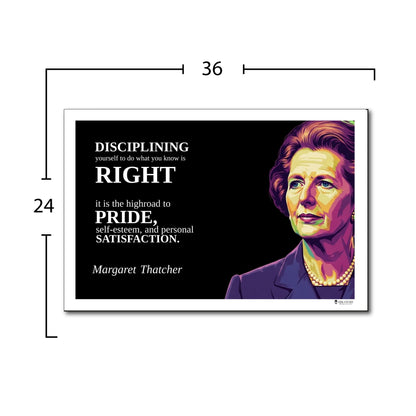 Margaret Thatcher Inspirational Quote Wall Art