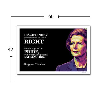 Margaret Thatcher Inspirational Quote Wall Art