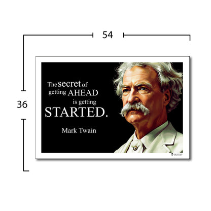 Mark Twain Inspirational Quote Wall Art