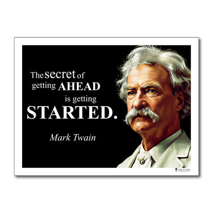 Mark Twain Inspirational Quote Wall Art