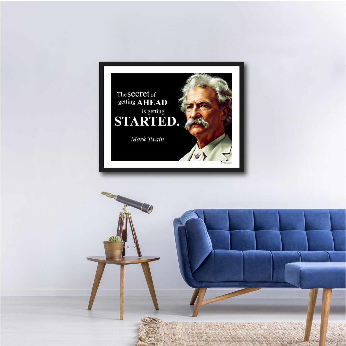 Mark Twain Inspirational Quote Wall Art