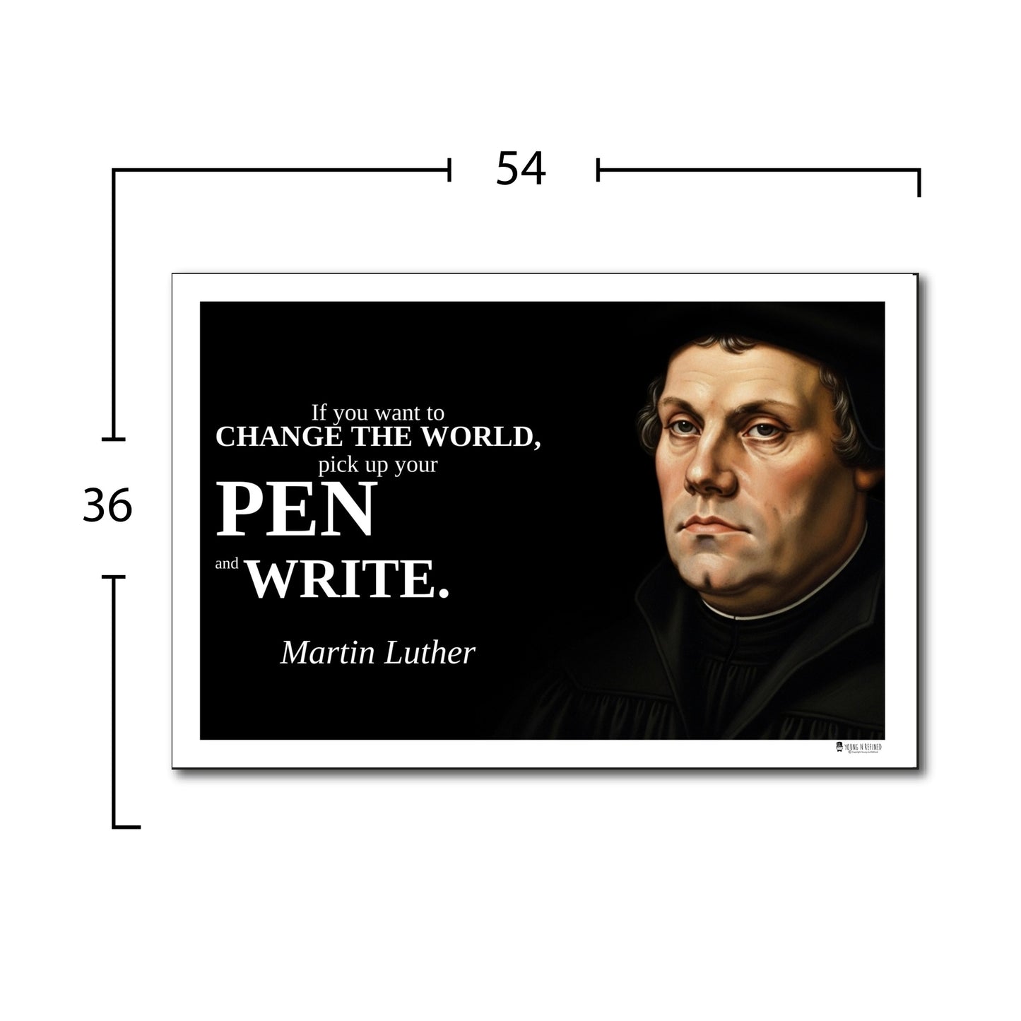 Martin Luther Inspirational Quote Wall Art