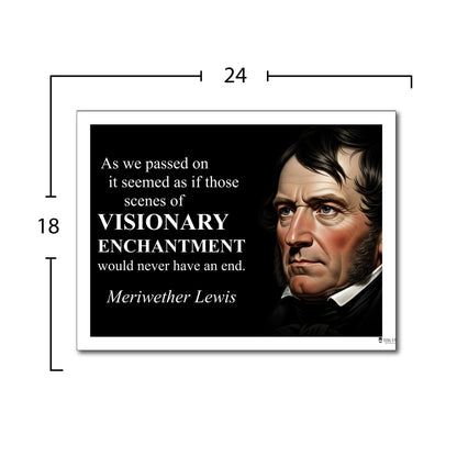 Meriwether Lewis Inspirational Quote Wall Art