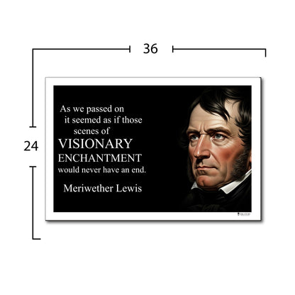 Meriwether Lewis Inspirational Quote Wall Art
