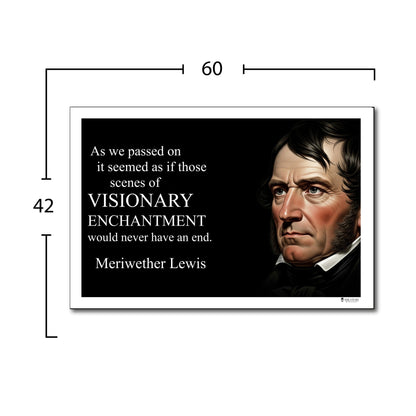 Meriwether Lewis Inspirational Quote Wall Art