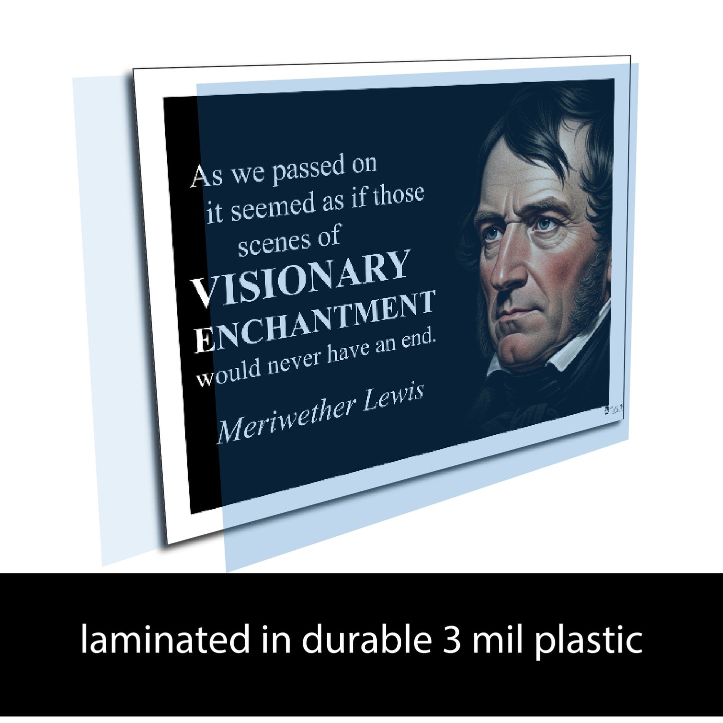 Meriwether Lewis Inspirational Quote Wall Art