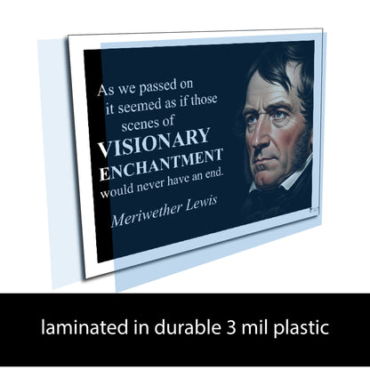 Meriwether Lewis Inspirational Quote Wall Art