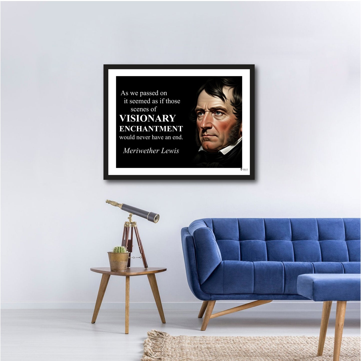 Meriwether Lewis Inspirational Quote Wall Art