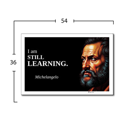 Michelangelo Inspirational Quote Wall Art