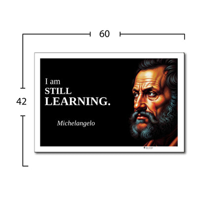 Michelangelo Inspirational Quote Wall Art