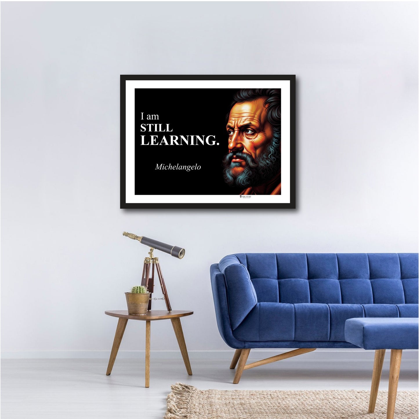 Michelangelo Inspirational Quote Wall Art