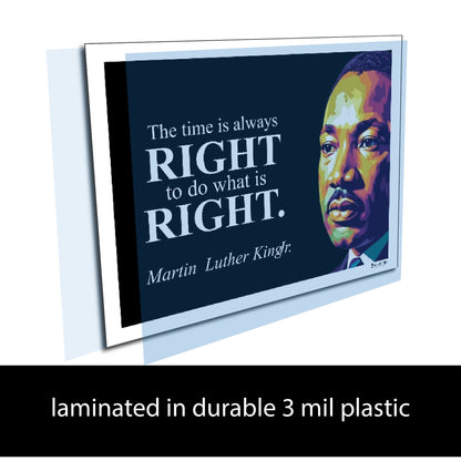 Martin Luther King Jr. Inspirational Quote Poster - Young N Refined