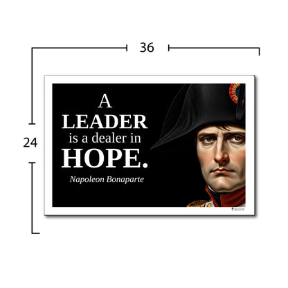 Napoleon Bonaparte Inspirational Quote Wall Art