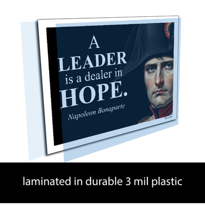 Napoleon Bonaparte Inspirational Quote Wall Art