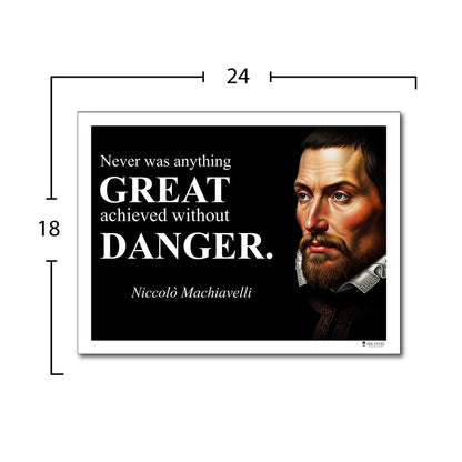 Niccolò Machiavelli Inspirational Quote Wall Art