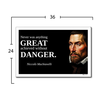 Niccolò Machiavelli Inspirational Quote Wall Art