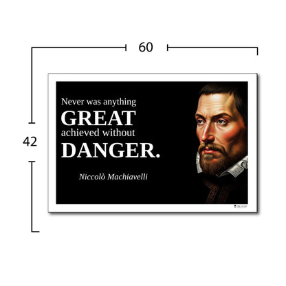 Niccolò Machiavelli Inspirational Quote Wall Art