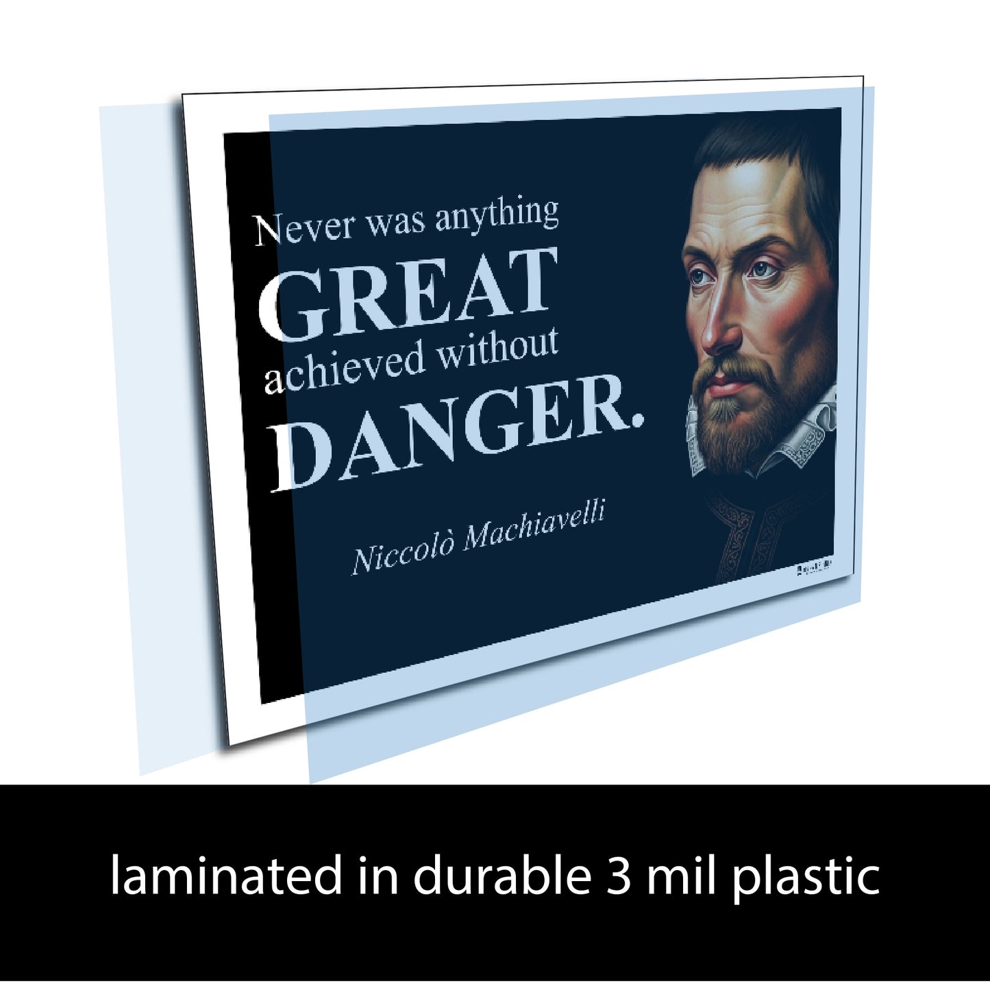 Niccolò Machiavelli Inspirational Quote Wall Art