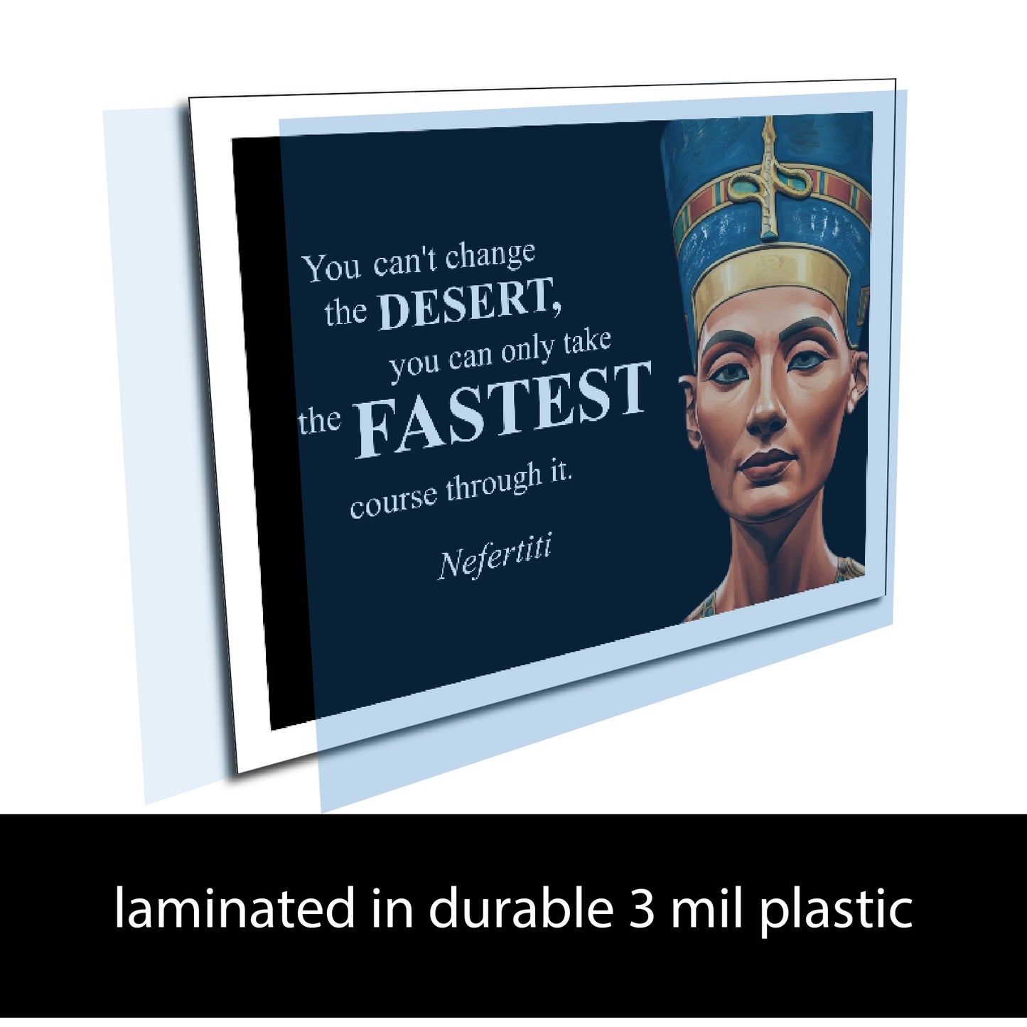 Nefertiti Inspirational Quote Poster - Young N Refined