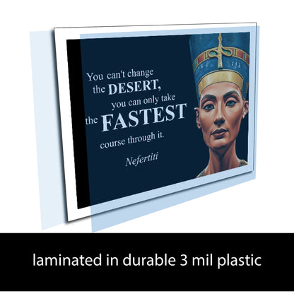 Nefertiti Inspirational Quote Poster - Young N Refined