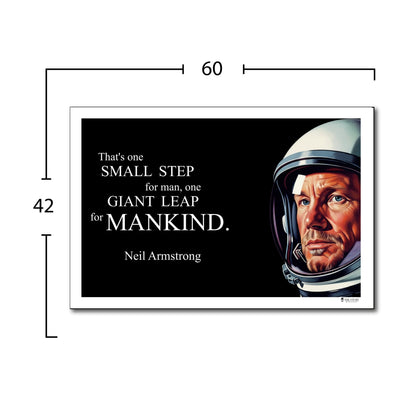 Neil Armstrong Inspirational Quote Wall Art