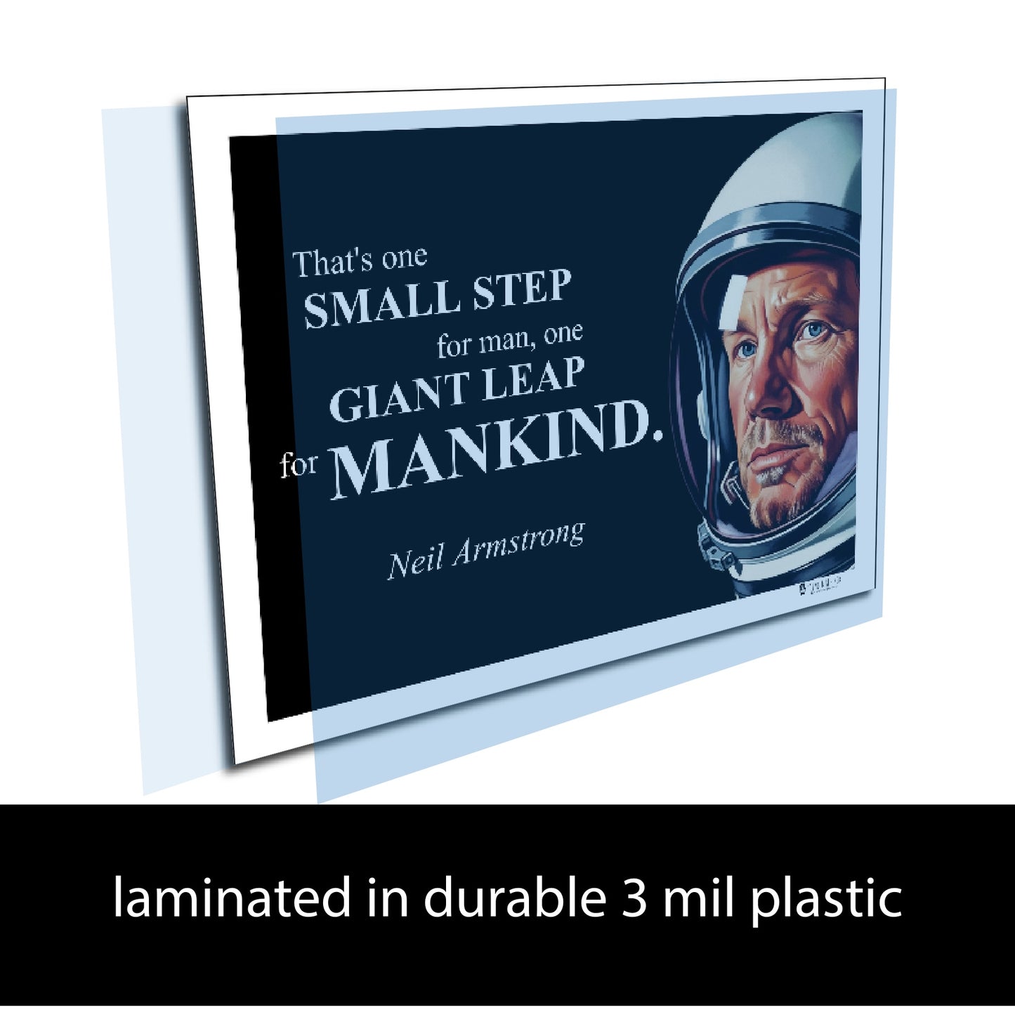 Neil Armstrong Inspirational Quote Wall Art