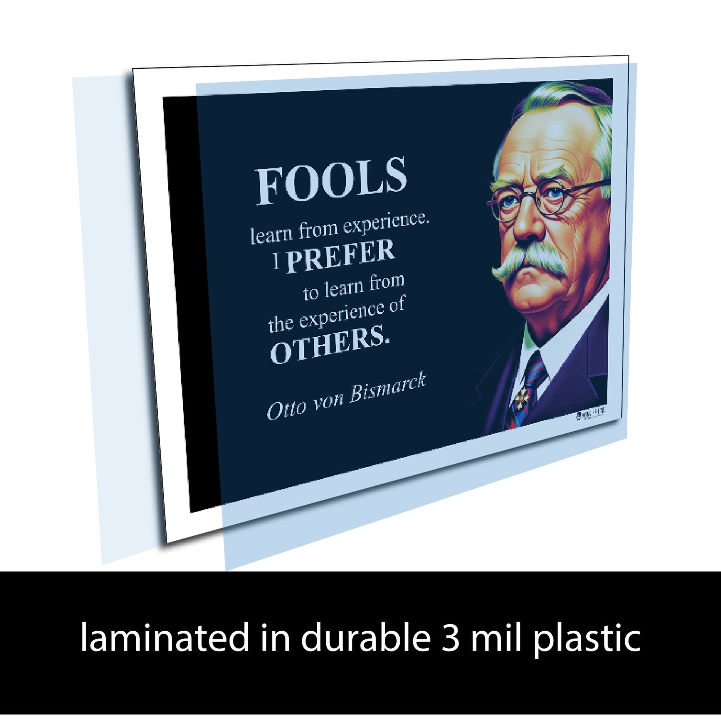 Otto von Bismarck Inspirational Quote Wall Art