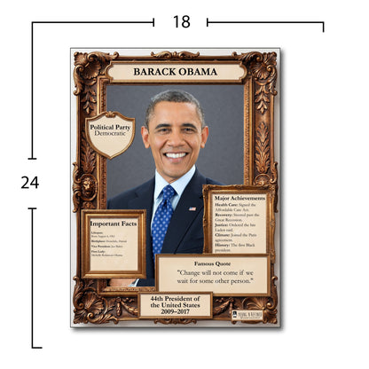 US President Barack Obama Inspirational Quote Poster - Young N Refined