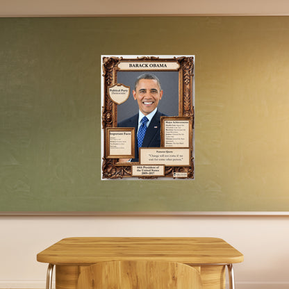 US President Barack Obama Inspirational Quote Poster - Young N Refined
