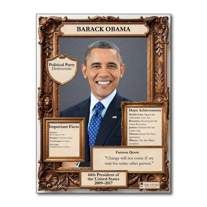 US President Barack Obama Inspirational Quote Poster - Young N Refined