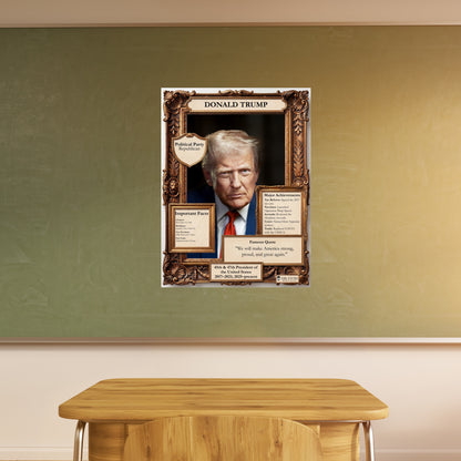 US President Donald Trump Inspirational Quote Poster - Young N Refined
