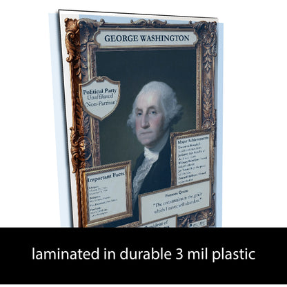 US President George Washington Inspirational Quote Poster - Young N Refined