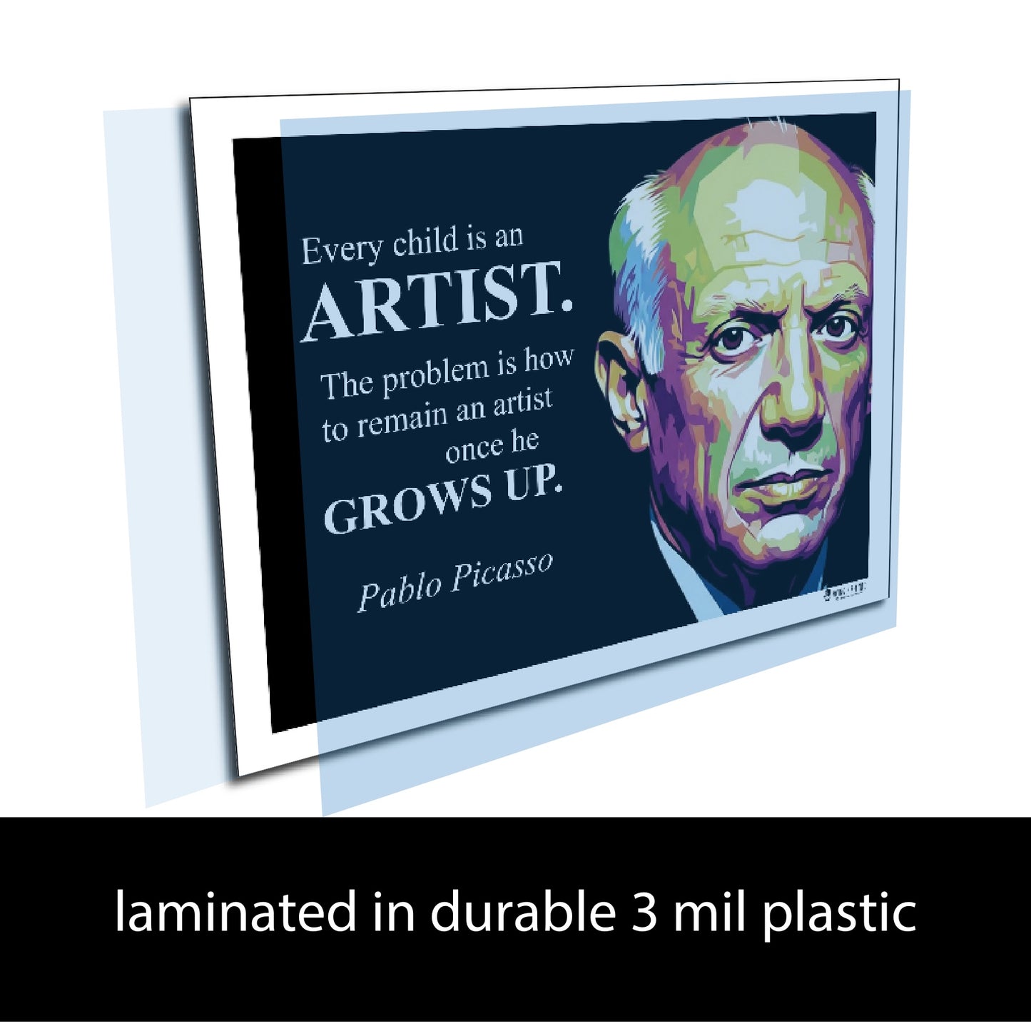 Pablo Picasso Inspirational Quote Wall Art